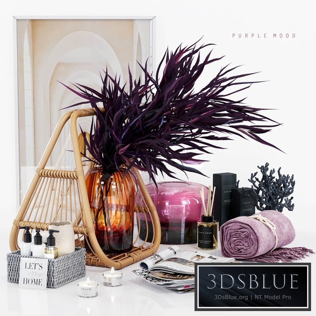 PURPLE MOOD _ Decorative set