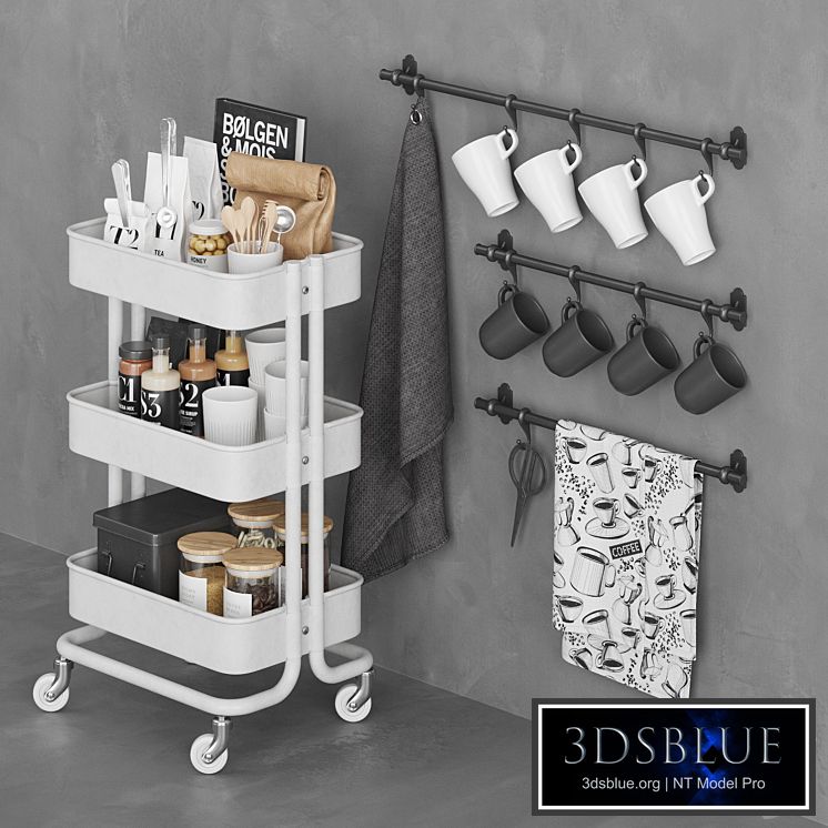 Raskog beverage cart