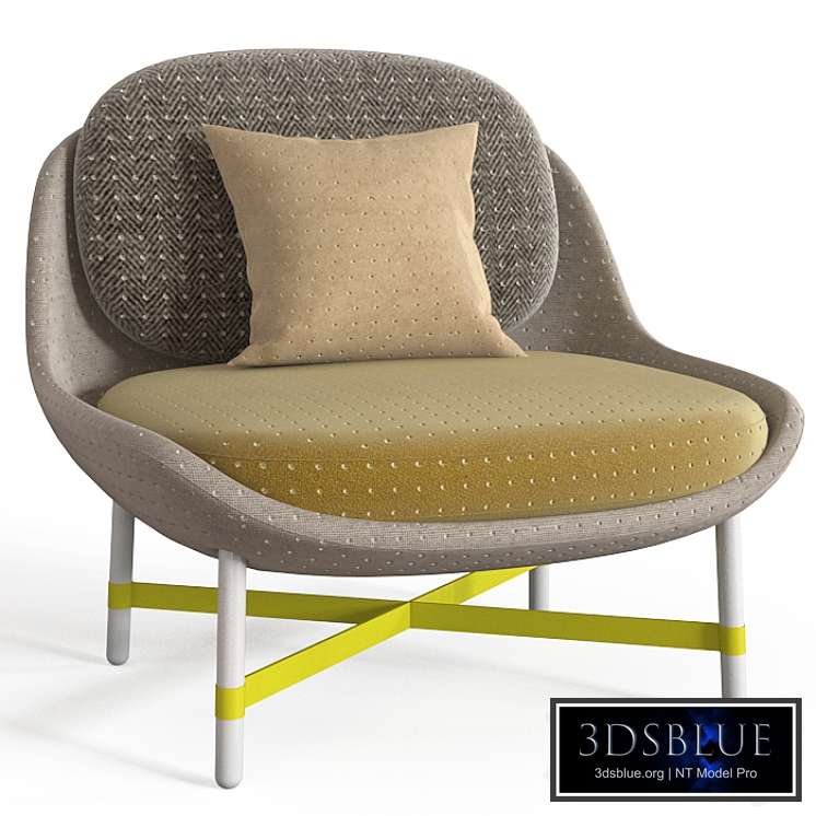 Moroso Ottoman Armchair