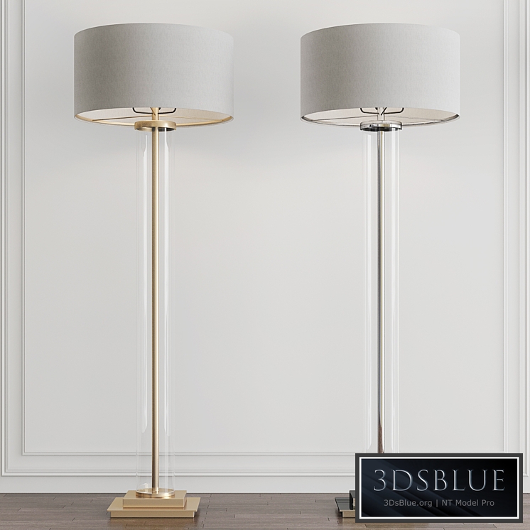 Monette Tall Cylinder Floor Lamp by Uttermost
