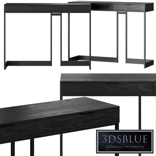 Skram Wishbone Drawer High Console Table