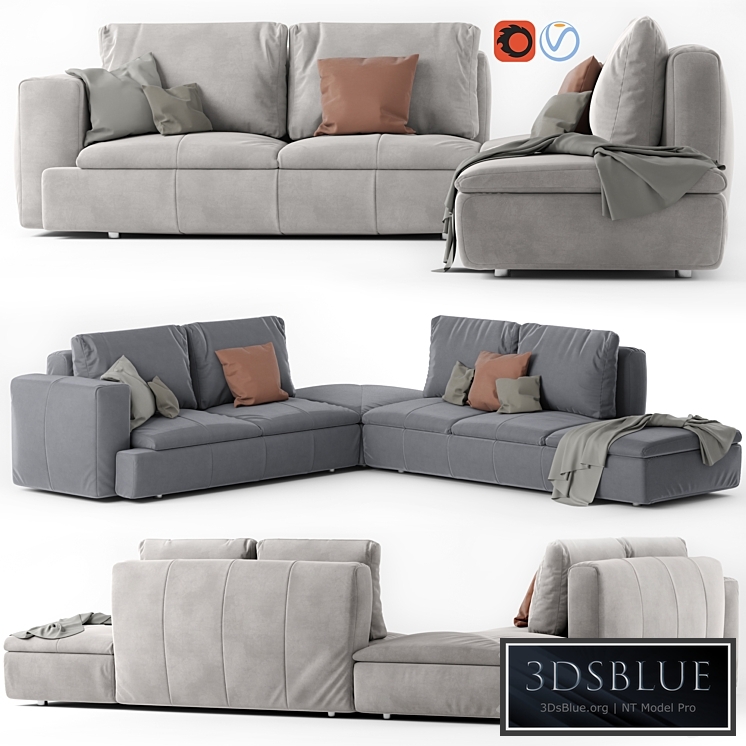 Corner sofa Eclectico Comfort