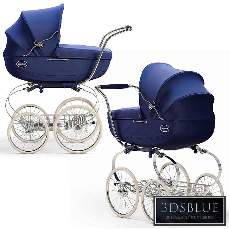 Inglesina Classica Pram in Navy
