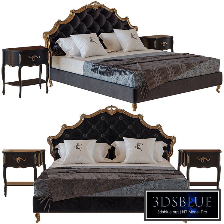 Bed - Sissi capitonne - Cantori