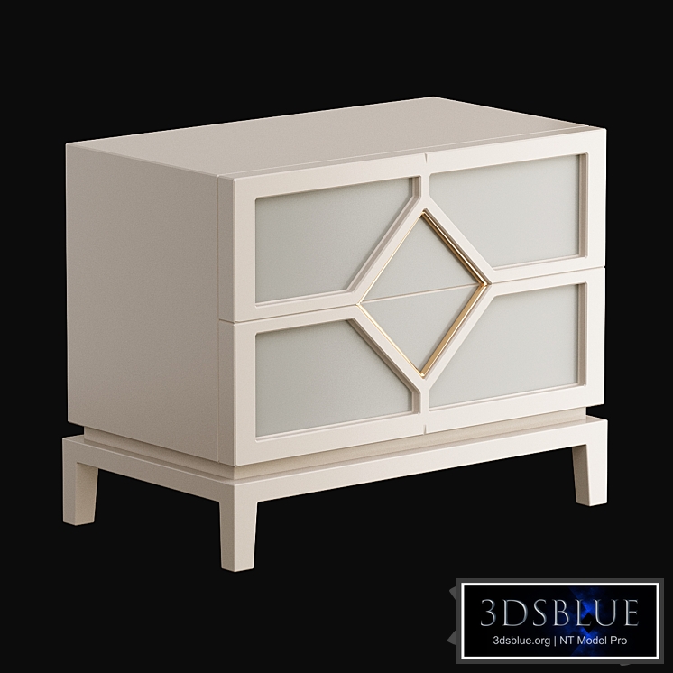 Diamond Bedside Table Frato Interiors