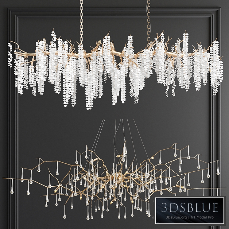 Shiro & Serip Branching Chandelier