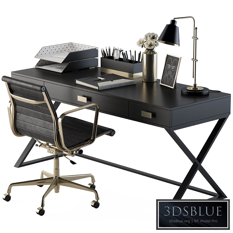 Office Black Gold Design