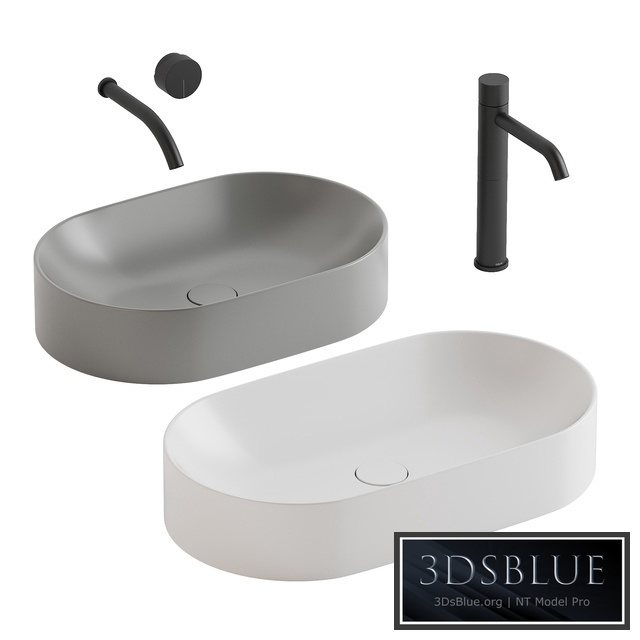 Nic Pin washbasins + Falper