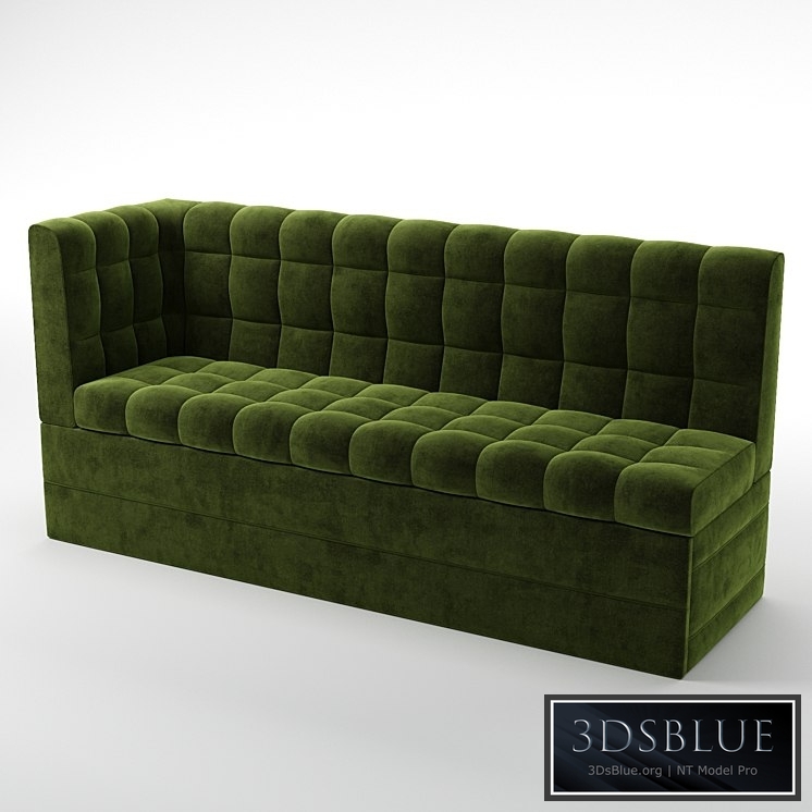 Sofa kitchen corner Breeze velveteen green and beige