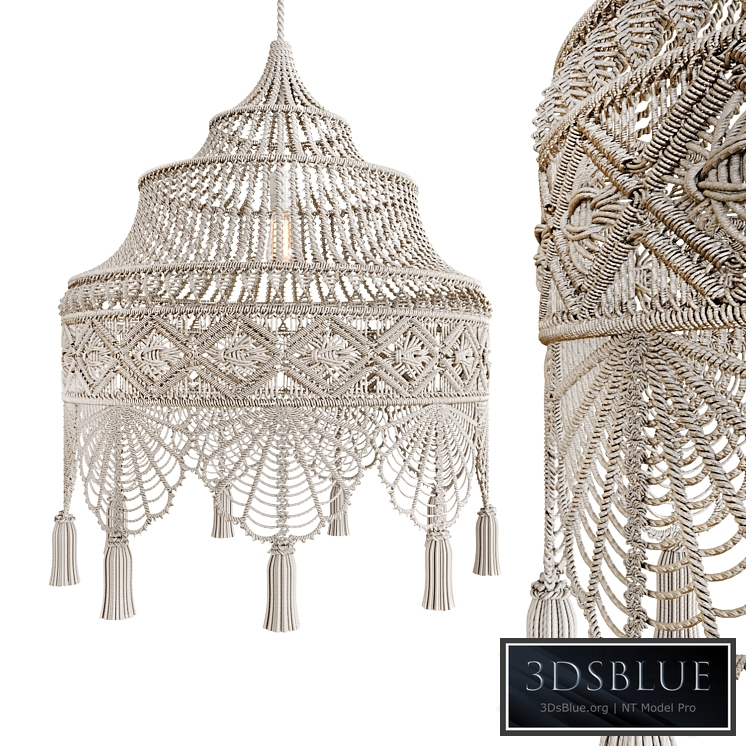 Macrame Chandelier 3