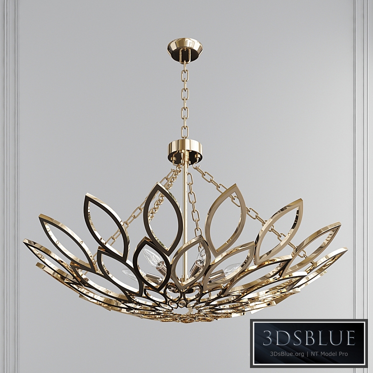 Allemande Nickel Chandelier by Currey & Company  https://www.lamps.com/currey-company-allemande-chandelier 