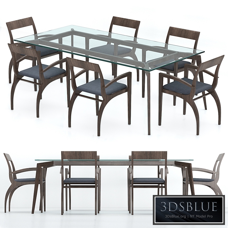 Pacini Cappellini Thelma Table and Chair