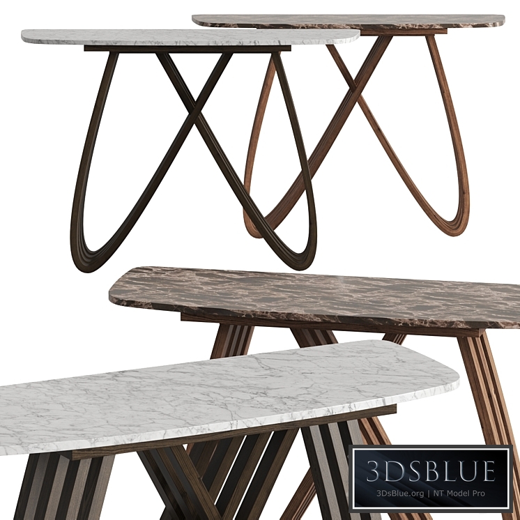 Tonin Casa Arpa Console Tables