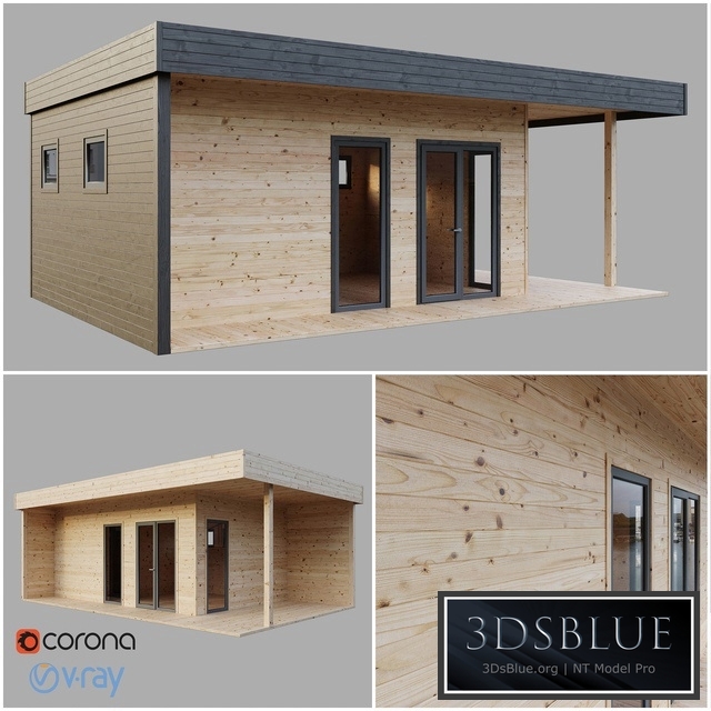 Modular house, bathhouse