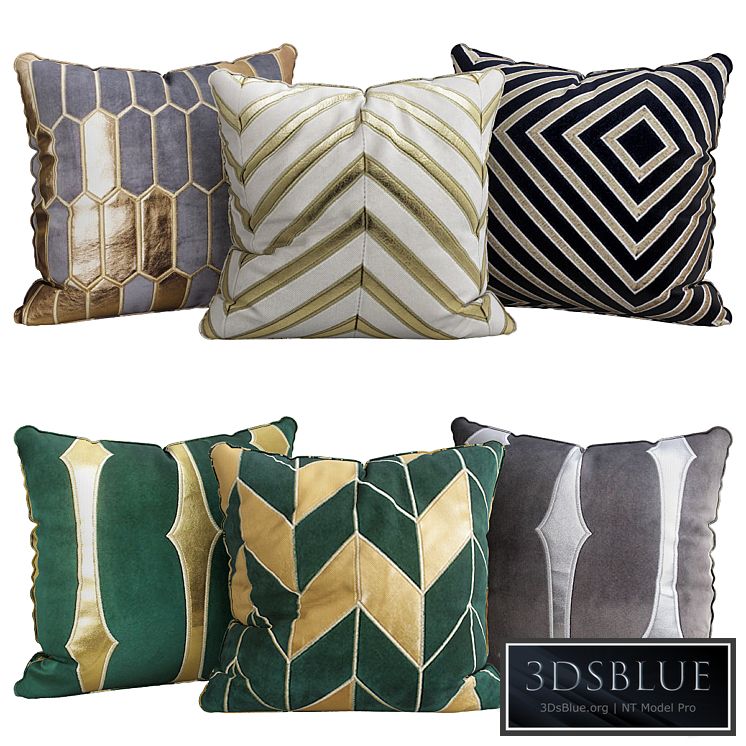 Pillows for sofa 6 pieces No. 39