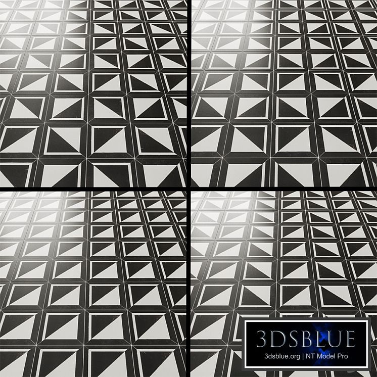 GeoMarble Lados Thassos Sabbia Polished Marble Mosaic