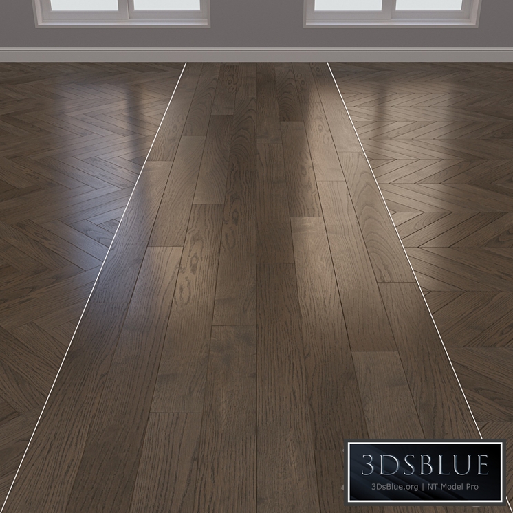 Parquet board Kraft Oak layout Christmas tree, chevron and linear 4