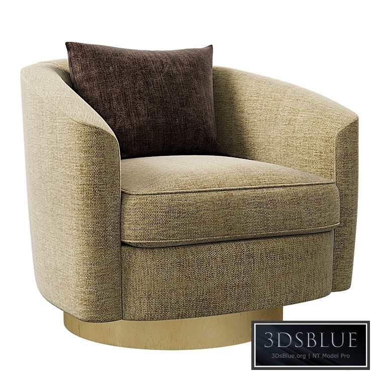 Camino Leather Swivel Chair Bernhardt Interiors