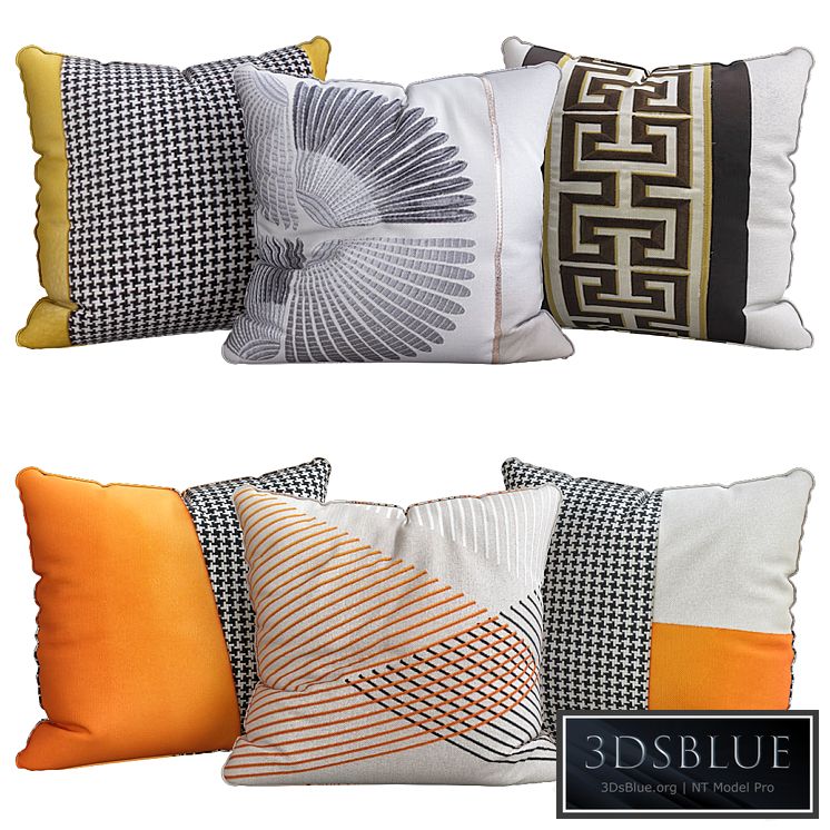 Pillows for sofa 6 pieces No. 47