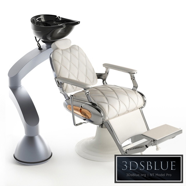 Hairdresser washing with armchair