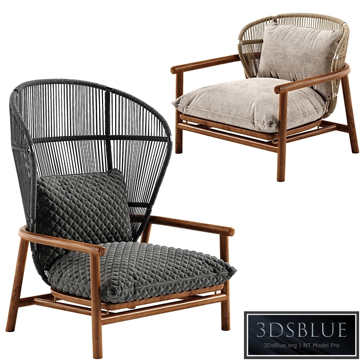 Gloster fern armchair