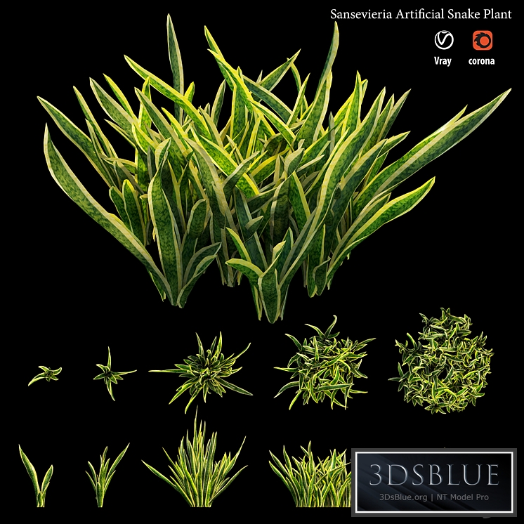 Sansevieria artificial snake plant