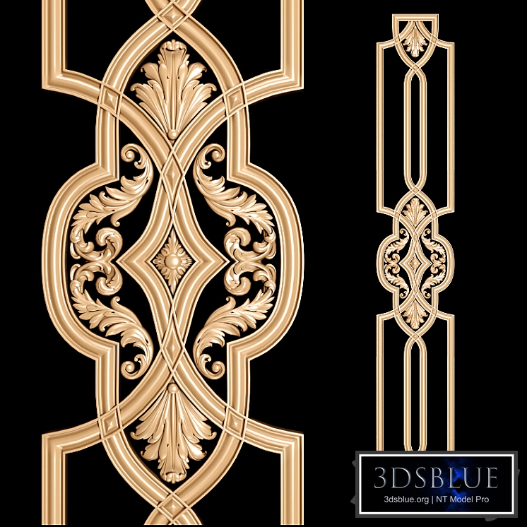 Classic style carved decor