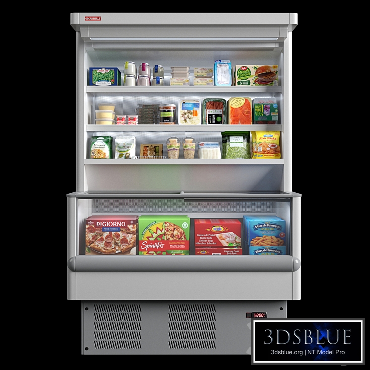 Cetus wall freezer showcase