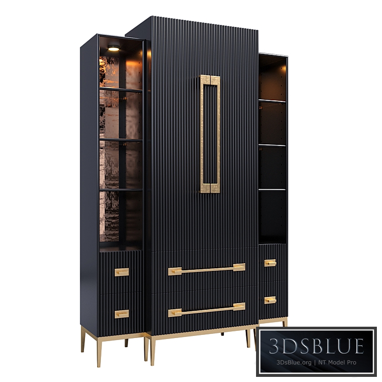 Showcase Black Satin