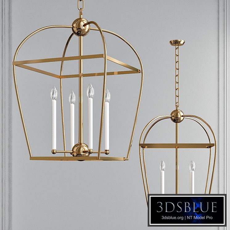 Stonington Antique Gild 4 Light Chandelier by Chapman & Myers