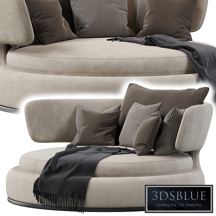 Amoenus Soft Maxalto Swivel Sofa