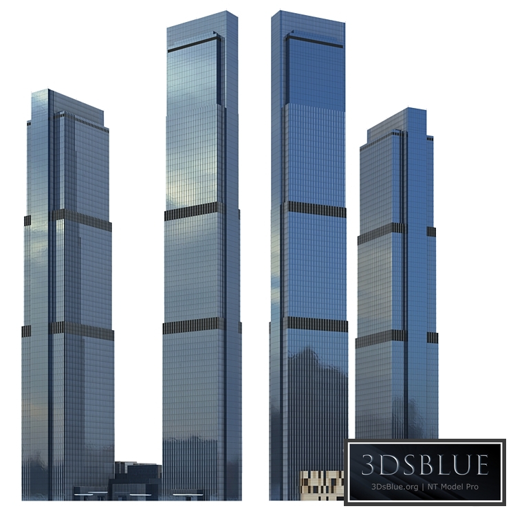 Skyscraper of the Neva Tower (Neva Towers, Moscow-city).