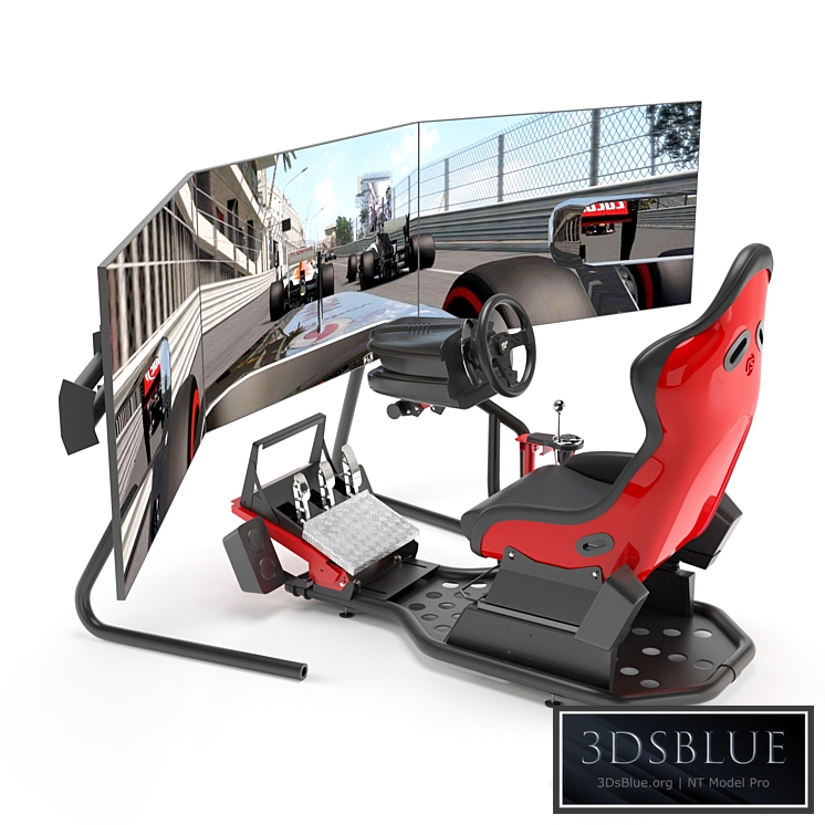 Racing game simulator
