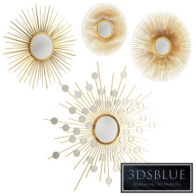 Eichholtz mirrors Reflections, Solaris, Helios