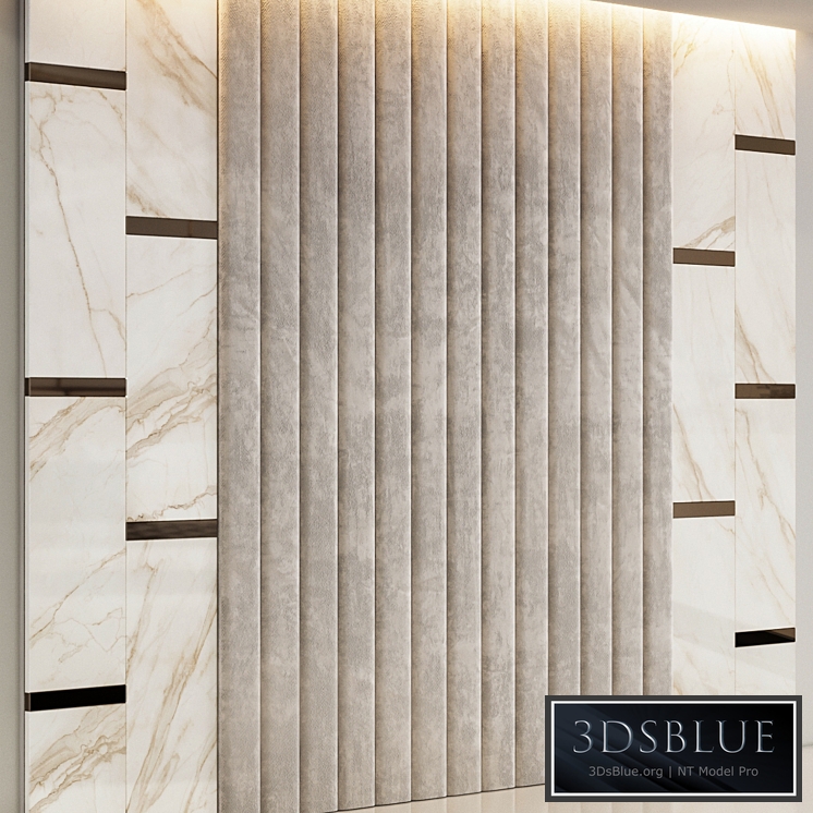 Beige Etoile de Rex marble headboard