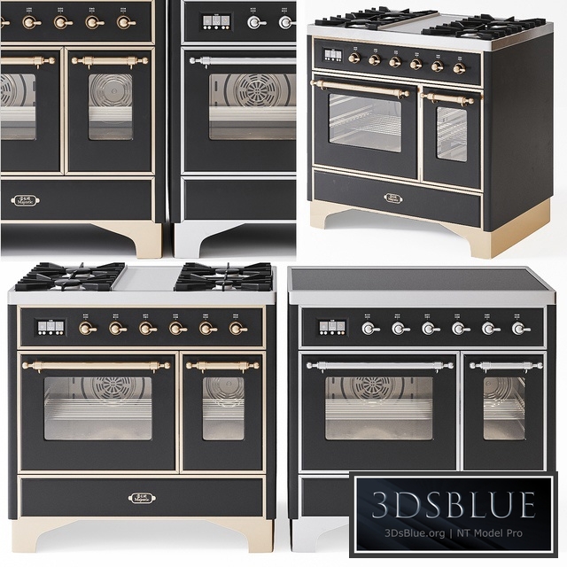 Ilve Majestic 2 Matte Graphite Freestanding Range