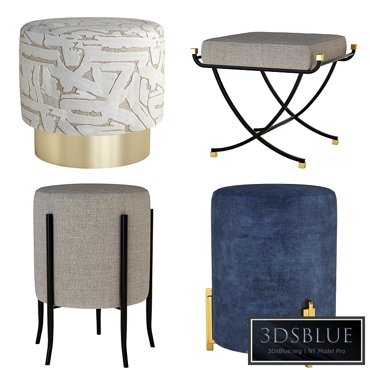 Arteriors Ottomans Set