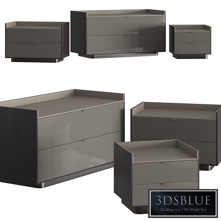 Minotti Darren Night Storage Units
