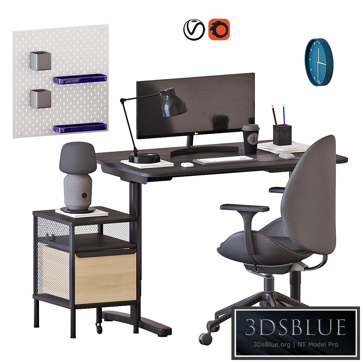 IKEA BEKANT working desk 1