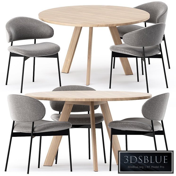 TOSH TABLE and LUZ CHAIR by more