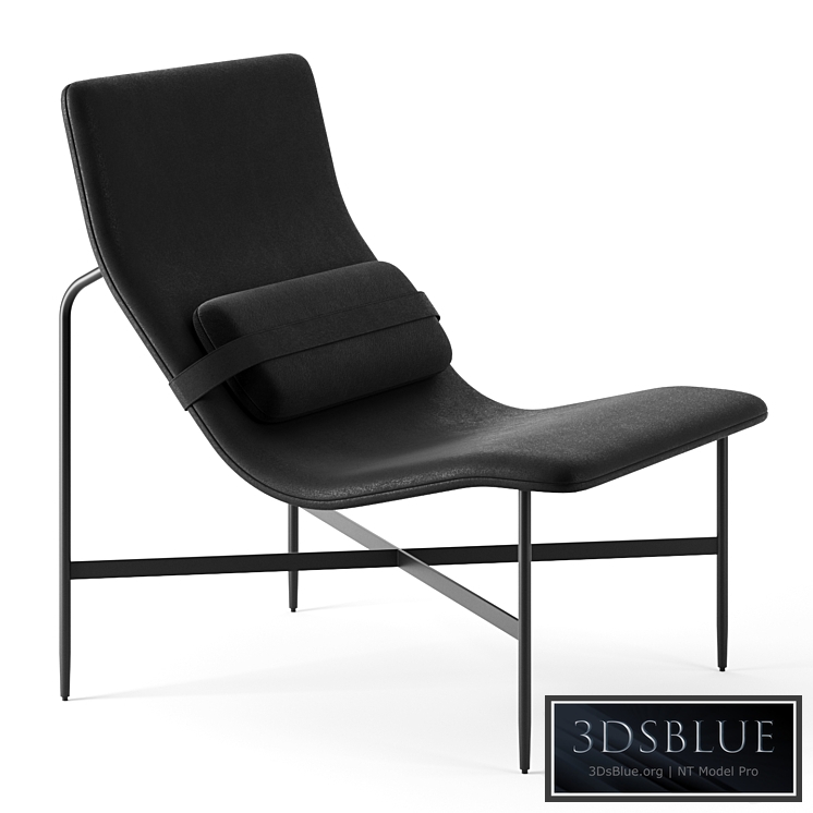 Deep Thoughts Leather Lounge Chair by Blu Dot
