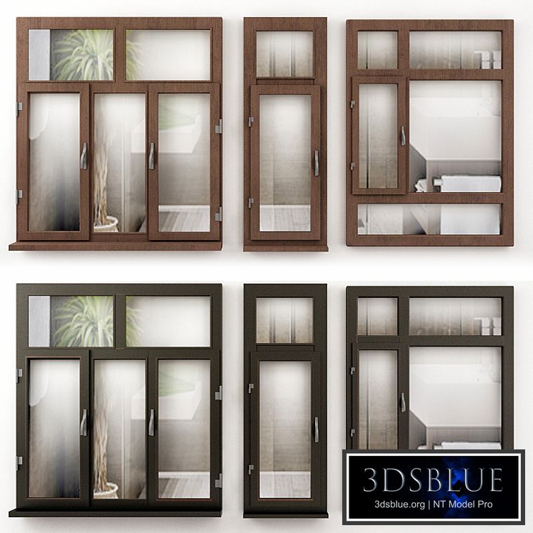 Wooden Window No. 12