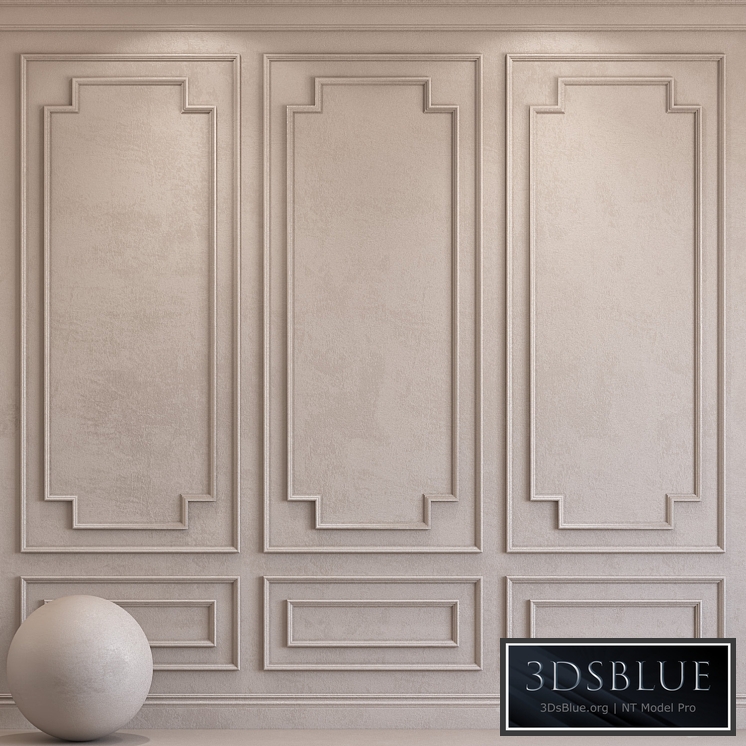 Decorative plaster with molding 34