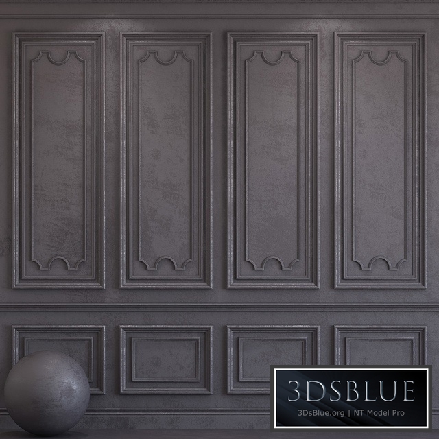 Decorative plaster with molding 35