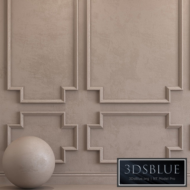 Decorative plaster with molding 37