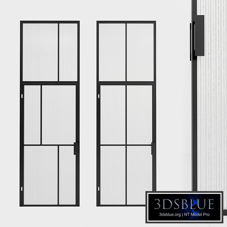 Glass partition. Door. 92