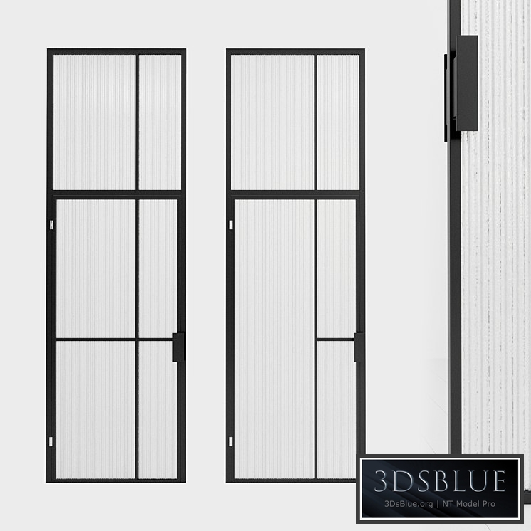 Glass partition. Door. 93