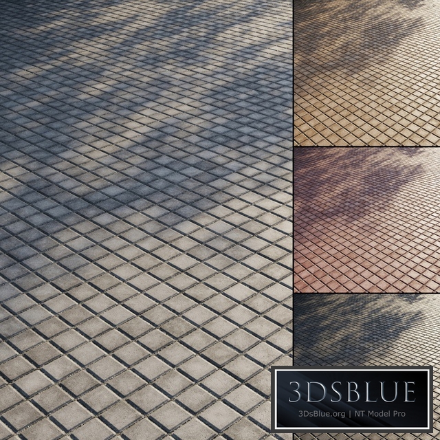 Concrete paving slabs Type 17