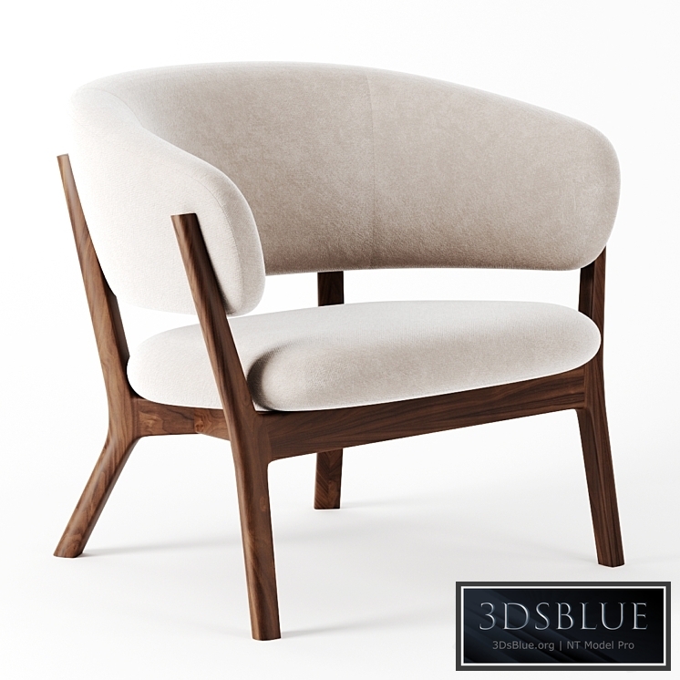 Roundish ARM Chair by Maruni