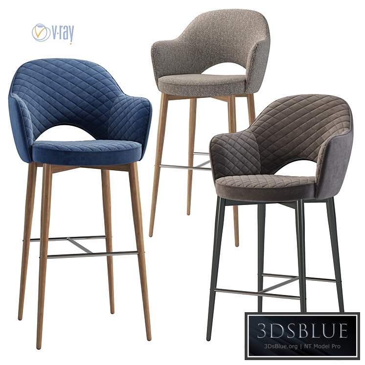 Deephouse. Bar stool, semi-bar Martin